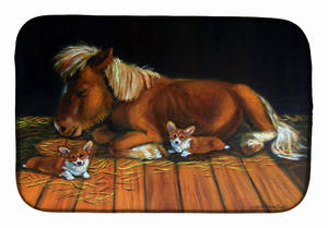 Dog on Dish Drying Mat - 652259234332