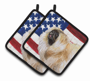 Dog Art Seasonal Pair of Pot Holders - 652259214617