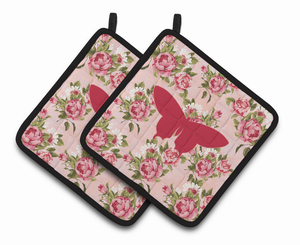 Butterfly Artwork Pair of Pot Holders - 638508404305