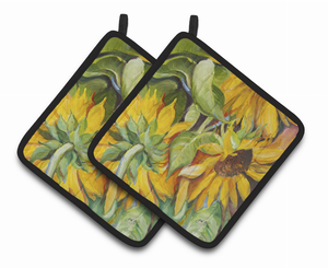 Flowers and Trees Pair of Pot Holders - 638508383679