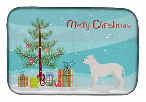 Dog Breed/Merry Christmas art Dish Drying Mat - 194030019528