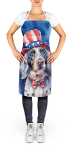 English Setter Patriotic American Apron - 198453242792