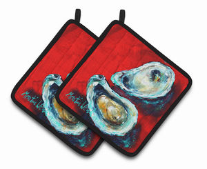 Oyster Pair of Pot Holders - 638508384133