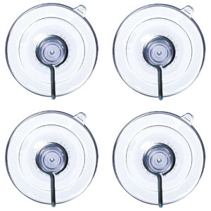 Suction Cups with Hooks, 4 pk - 037063004041 Suction Cups with Hooks, 4 pk - 037063004041