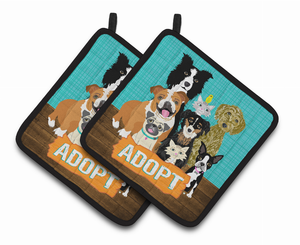 Adopt Pets Adoption Pair of Pot Holders - 638508389503