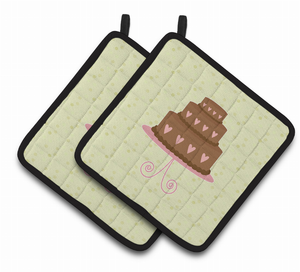 Cake on Pair of Pot Holders - 638508829771