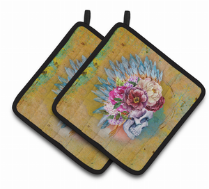 Day of the Dead Pair of Pot Holders - 638508622648