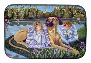 Dog on Dish Drying Mat - 652259233991