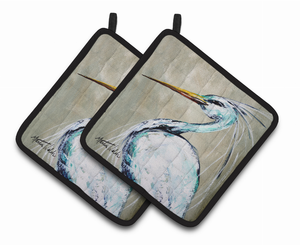Heron Pair of Pot Holders - 638508383952