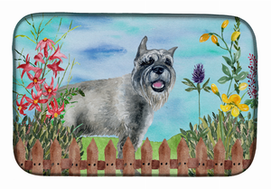 Spring Dog on Dish Drying Mat - 652259251520