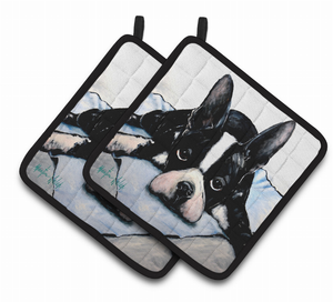 Dog Pair of Pot Holders - 638508388872