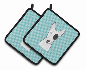 Dog Portrait on Pair of Pot Holders - 638508381293