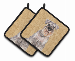 Dog Pair of Pot Holders - 638508381118
