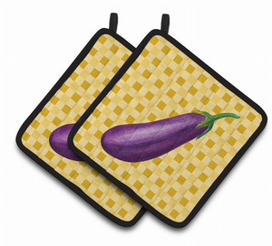 Vegetable on Pair of Pot Holders - 638508826213