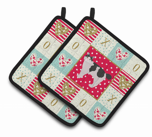 Cat XOXO Pair of Pot Holders - 194030149737
