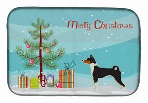 Dog Breed/Merry Christmas art Dish Drying Mat - 194030018880