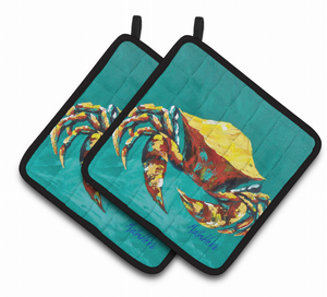 Crab Pair of Pot Holders - 194030066447