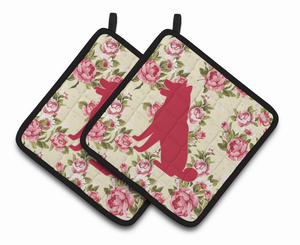 Dog Art Pair of Pot Holders - 638508406378