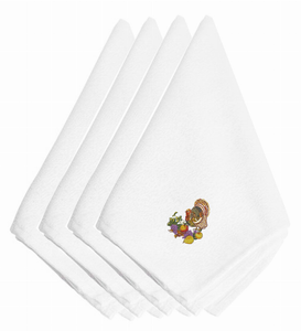 Thanksgiving Themed Embroidered Napkins - 638508339263