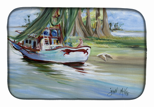 Fishing Boat Dish Drying Mat - 652259255023