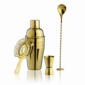 Gold Barware Set By True - 842094154845