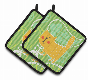 Animals on Pair of Pot Holders - 638508816160