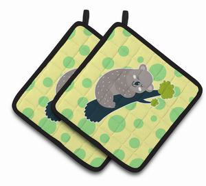 Animals on Pair of Pot Holders - 638508815767