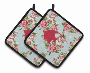 Sealife Artwork Pair of Pot Holders - 638508368560