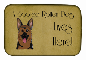 Spoiled Dog Lives Here Dish Drying Mat - 652259244904