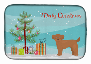 Dog Breed/Merry Christmas art Dish Drying Mat - 194030020159