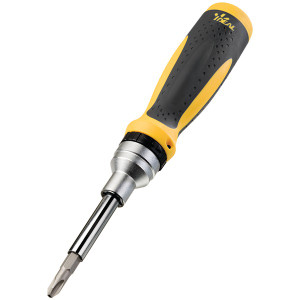 21-in-1 Twist-A-Nut(TM) Ratcheting Screwdriver - 783250716883 21-in-1 Twist-A-Nut(TM) Ratcheting Screwdriver - 783250716883