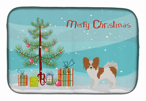 Dog Breed/Merry Christmas art Dish Drying Mat - 194030018477