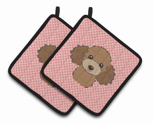 Dog Portrait on Pair of Pot Holders - 638508382382