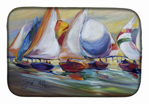 Sailboats Dish Drying Mat - 652259254620