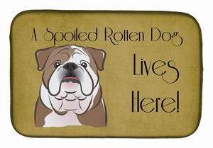 Spoiled Dog Lives Here Dish Drying Mat - 652259241835