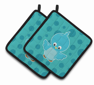 Birds on Pair of Pot Holders - 638508818348