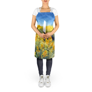 Nebraska Goldenrod in Watercolor Apron - 198453207463
