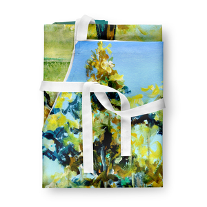 Cypress Tree in the Bayou Blue Apron - 198453223067