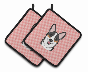 Dog Portrait on Pair of Pot Holders - 638508382375