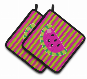 Fruit Face Pair of Pot Holders - 638508818089