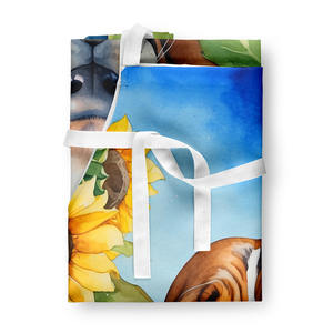 Basset Hound in Sunflowers Apron - 198453208019