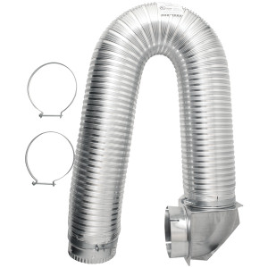 4" x 8ft UL Transition-Duct Single-Elbow Kit - 722048117181 4" x 8ft UL Transition-Duct Single-Elbow Kit - 722048117181