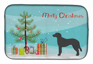 Dog Breed/Merry Christmas art Dish Drying Mat - 194030019818