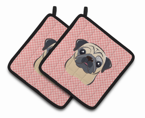 Dog Portrait on Pair of Pot Holders - 638508382443