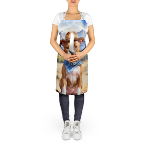 Pit Bull Terrier Cowboy Welcome Apron - 198453397102