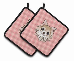 Dog Portrait on Pair of Pot Holders - 638508382337