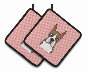 Dog Portrait on Pair of Pot Holders - 638508382054