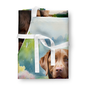 Chesapeake Bay Retriever Spring Path Apron - 198453398109