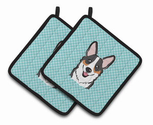Dog Portrait on Pair of Pot Holders - 638508381750