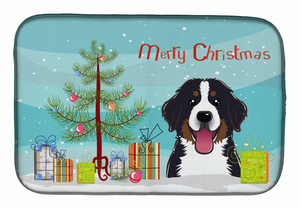 Holiday Dog on Dish Drying Mat - 652259240579